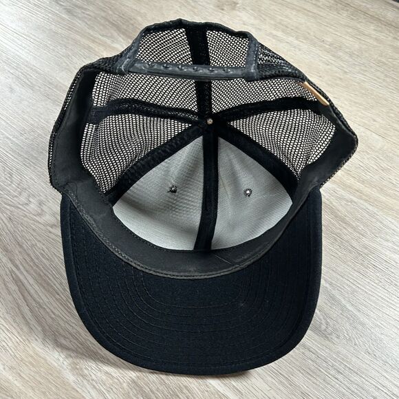 Vintage Pittsburgh Steelers Hat Snapback NFl Football‎ AJD Black Trucker Cap - Picture 3 of 8